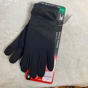 Spyder Core Conduct Gloves Touch Screen Compatible Leather Palm 3M Thinsulate XL